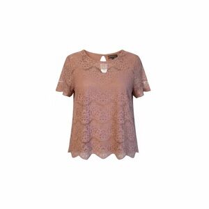 Lace Blouse in Pink